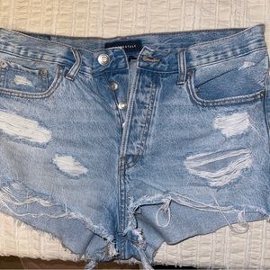 Aeropostale boyfriend jean shorts